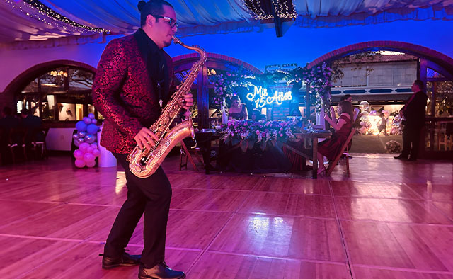 Saxofonista para eventos